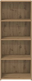vidaXL Highboard Artisan Δρυς 50 x 41 x 124 εκ. Επεξεργασμένο Ξύλο
