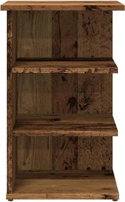 vidaXL Sideboard Παλιό ξύλο 35x35x55 cm Ξύλο μηχανής