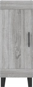 vidaXL Ντουλάπι Γκρι Sonoma 34,5x34x90 εκ. από Επεξεργασμένο Ξύλο