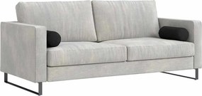 vidaXL Μαξιλάρια Στήριγμα 2 pcs Μαύρο Ø 15 x 40 εκ ύφασμα