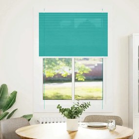 vidaXL Πλισέ Στόρι Πετρόλ 95x100 εκ. Πλάτος Υφάσματος 94,4 εκ. Πολυεστέρας