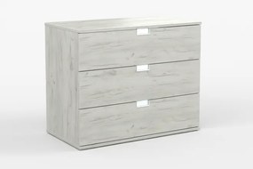 Τουαλέτα 3 συρτάρια LEVITA 94x45x85 DIOMMI 45-864