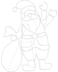 vidaXL Φως Άγιου Βασίλη Πολύχρωμο 58.5 x 60 x 1.3 εκ. Σίδερο