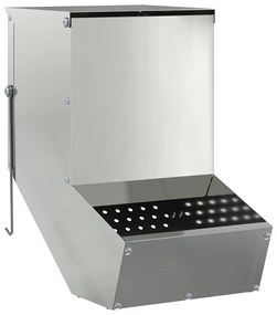 vidaXL Ταΐστρα Χαμστεριών Ασημί 17,5 x 26 x 28,5 εκ