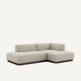 Γωνιακός καναπές δεξιός XL από υφασμάτινο τουίντ, JACOPO