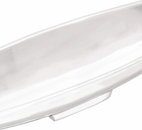 vidaXL Καλάθι Φρούτων Ασημί 53 x 9 x 10 εκ Αλουμίνιο