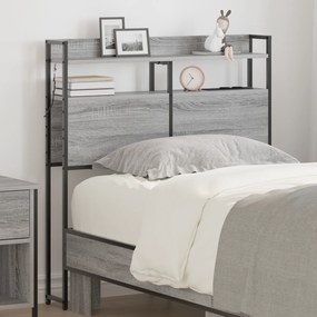 vidaXL Κεφαλάρι Αποθήκης Γκρι Sonoma 100 εκ. Επεξεργασμένο ξύλο