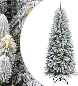 vidaXL Τεχνητό Χριστουγεννιάτικο Δέντρο με 300 LED Λευκό 240 cm