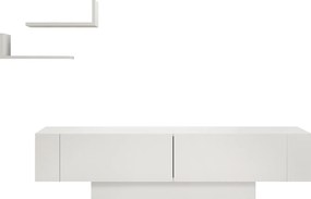 Έπιπλο Τηλεόρασης Λευκό FROCUR 150x31.5x41.6