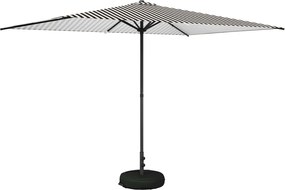 vidaXL Ομπρέλα Κήπου με Βάση 200 x 300 cm Πολυεστέρας Ορθογώνιος