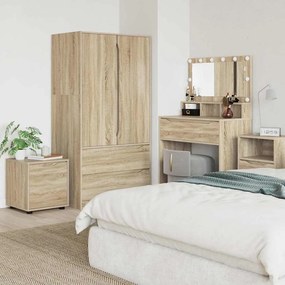 vidaXL Ντουλάπι Μπάνιου Δρύς Sonoma 40,5 x 40 x 44 εκ