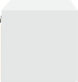 vidaXL Ντουλάπι Τοίχου Λευκό 80x42,5x40 εκ. Επεξεργασμένο Ξύλο