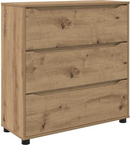 vidaXL Ντουλάπι αποθήκευσης Artisan Oak 80 x 31 x 81 εκ