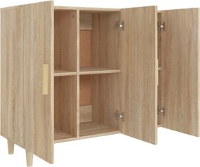 vidaXL Ντουλάπι Sonoma δρυς 90x34x80 εκ. Επεξεργασμένο Ξύλο