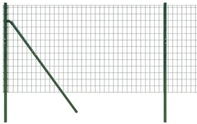 Συρματόπλεγμα Περίφραξης Πράσινο 0,8x10 μ. Γαλβανισμένο Ατσάλι - Πράσινο