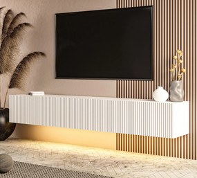 Έπιπλο Τηλεόρασης Λευκό AECRO 180x31.4x28.6
