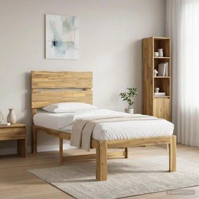 vidaXL Μονό Κρεβάτι με Κεφαλάρι ROSTOCK Λευκό 75 x 190 cm