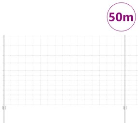 vidaXL Πόστα Περίφραξης  22 τεμ U-Channel 140 εκ Γαλβανισμένο Ατσάλι