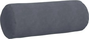 vidaXL Μαξιλάρια Στήριγμα 2 pcs Σκούρο Γκρι Ø 25 x 70 cm
