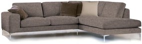 Γωνιακός καναπές Senso-Αριστερή-250φ 180β εκ.-Κόκκινο