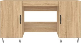 vidaXL Γραφείο Sonoma Δρυς 140 x 50 x 75 εκ. από Επεξεργασμένο Ξύλο