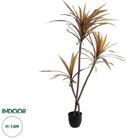 20969 GloboStar® Artificial Garden DRAGON BLOOD TREE 20969 - Τεχνητό Διακοσμητικό Φυτό Δράκαινα Φ100 x Υ140cm