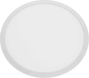 Led slim panel ντιμαριζόμενο λευκό στρογγυλό χωνευτό 48W ψυχρό λευκό φως 6500k δέσμης 120°