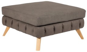 Artekko Σκαμπώ NIL 90x90x47 ύφασμα VENA 07 και ξύλινα πόδια Artekko 783-7163