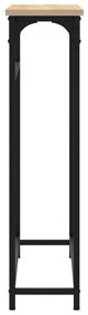 vidaXL Τραπέζι Κονσόλα Sonoma Δρυς 75x19,5x75 εκ. από Επεξεργ. Ξύλο