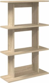 vidaXL Ράφι Τοίχου Επιτοίχιο Sonoma Δρυς 56 x 20 x 90 εκ