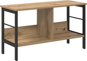 vidaXL Ράφι Βιβλίων 2 επιπέδων 82 x 32 x 47 εκ. Επεξεργασμένο Ξύλο