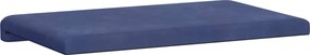 vidaXL Μαξιλάρι πάγκου Βελούδο Μπλε Αστυνομίας Βάθος 35 εκ.