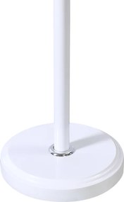 Καλόγερος Serea pakoworld μέταλλο σε λευκή-φυσική απόχρωση Φ30x175εκ