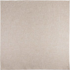 vidaXL Χαλιά χώρου τετράγωνο FARO Κρεμ 200 x 200 cm Πολυεστέρας