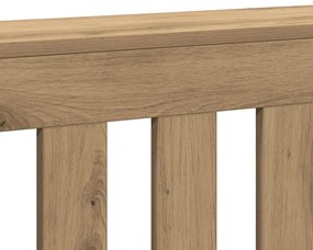 vidaXL Κάλυμμα Καλοριφέρ Αρτισιανή Δρυς 205x21,5x83,5 εκ Επεξ. Ξύλο