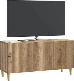 vidaXL Ντουλάπι TV 99 x 34,5 x 50 εκ. Artisan Δρυς Επεξεργασμένο Ξύλο