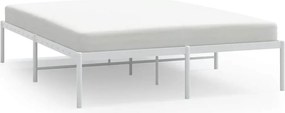 vidaXL Πλαίσιο Κρεβατιού Λευκό 160 x 200 εκ. Μεταλλικό
