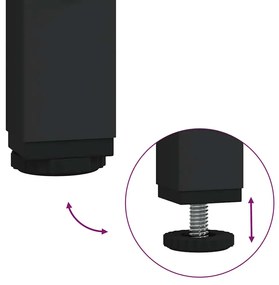 vidaXL Τραπεζάκι Σαλονιού Καπνιστή Δρυς 100x100x40 εκ Επεξεργασμ. Ξύλο