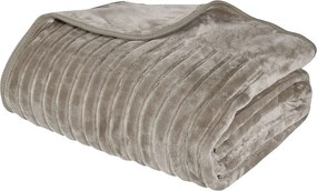 Κουβέρτα Βελουτέ Μονή (160x240) Das Home Velour 1350 Grey