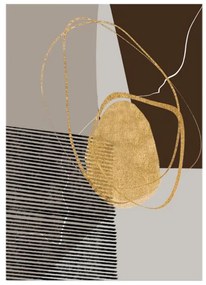 Πίνακας Σε Καμβά Mavat 2 022826 53x73xH3,5cm Multi Vertical Wood, Canvas