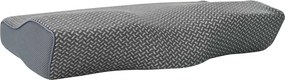 vidaXL Μαξιλάρι με μαξιλάρι Γκρι 60 x 34 x 11 εκ. Πολυεστέρας