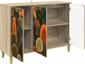 vidaXL Πλαϊνό γραφείο ZAANDAM Sonoma 102 x 33 x 75 εκ.