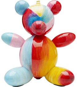 Διακοσμητικό Επιτραπέζιο Rainbow Bear Πολύχρωμο 36x32x22εκ. - Πολύχρωμο