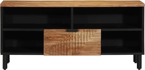 vidaXL Ντουλάπι TV Solid Acacia Wood 100 x 33 x 46 εκ.
