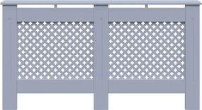 vidaXL Κάλυμμα Καλοριφέρ Ανθρακί 152 x 19 x 81,5 εκ. από MDF