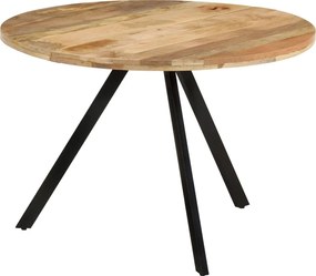 vidaXL Τραπεζαρία 110 x 75 εκ. από Μασίφ Ξύλο Μάνγκο