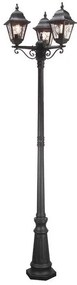 Επιδαπέδιο Φωτιστικό 3xE27 60W IP44 Μαύρο Norfolk NR8-BLK Elstead Lighting NR8-BLK Μαύρο
