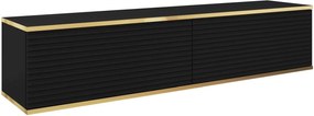 Κρεμαστό έπιπλο τηλεόρασης ORO_MDF ανθρακί 135x30x32cm