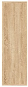 vidaXL Βιβλιοθήκη Χρώμα Sonoma Δρυς 98x29x97,5 εκ. Επεξεργασμένο Ξύλο