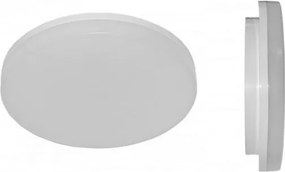 Led πλαφονιέρα στρογγυλή 24W 230V 4000k ενδιάμεσο λευκό φως 2400lm στεγανή IP54